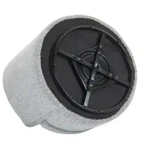 Zoey Swivel Chair Taupe Textured Fabric Steel Base