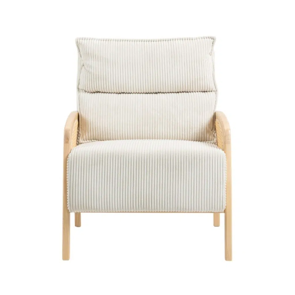 Elegant Electric Recliner Chair, Rocking, 270° Rotate, Black White Textured Fabric, USB Port, Sturdy Steel Legs