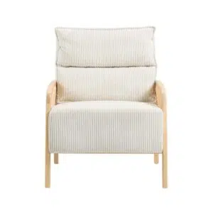 Elegant Electric Recliner Chair, Rocking, 270° Rotate, Black White Textured Fabric, USB Port, Sturdy Steel Legs