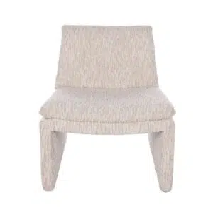 Austin Accent Chair, Taupe Ivory, Luxurious Comfort