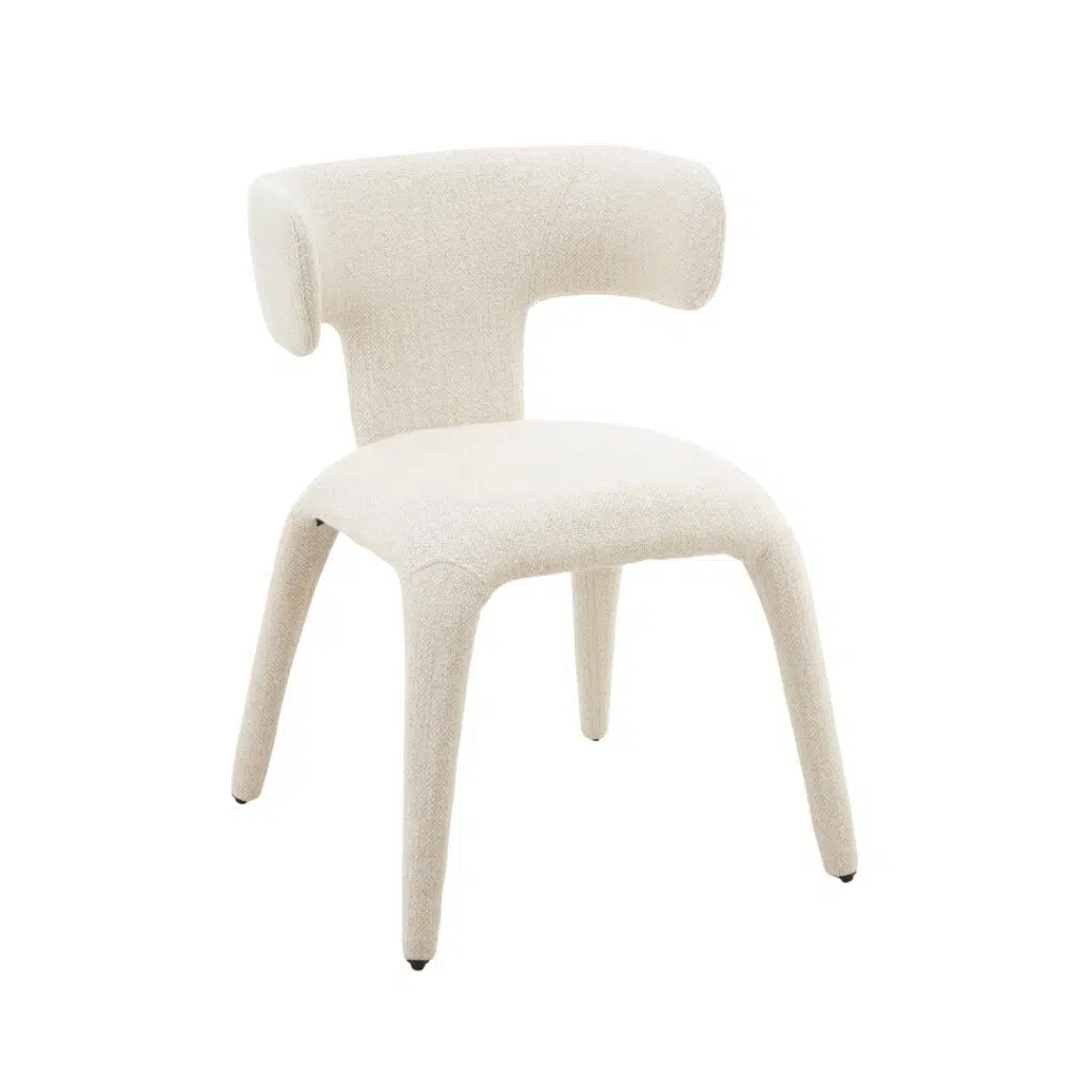 Cream Dining Chairs, Set of 2, Elegant Design, Comfortable, Durable