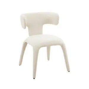 Cream Dining Chairs, Set of 2, Elegant Design, Comfortable, Durable