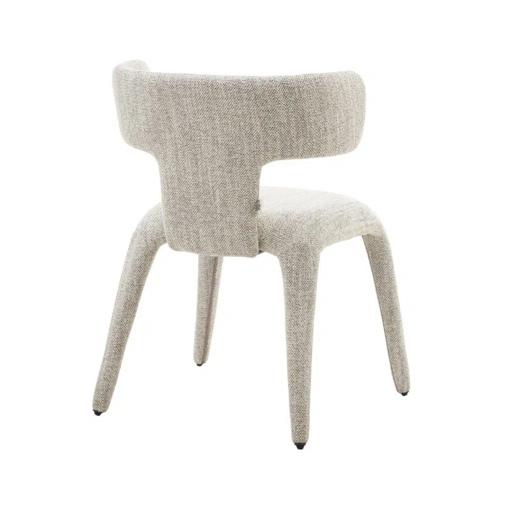 Cream minimalist dining chairs, set of 2, comfortable and durable with easy assembly