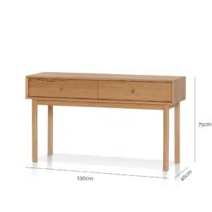 Atlas Console Table Messmate Wood Sturdy Elegant