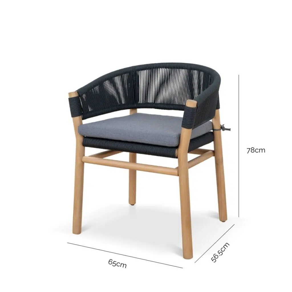 Aiden Dining Chair Anthracite Modern Design