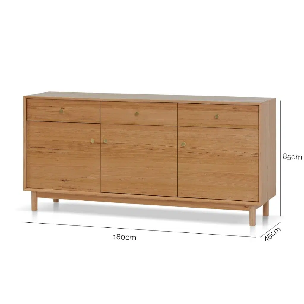 Harmony Buffet Unit Messmate Wood Rustic Elegant Design