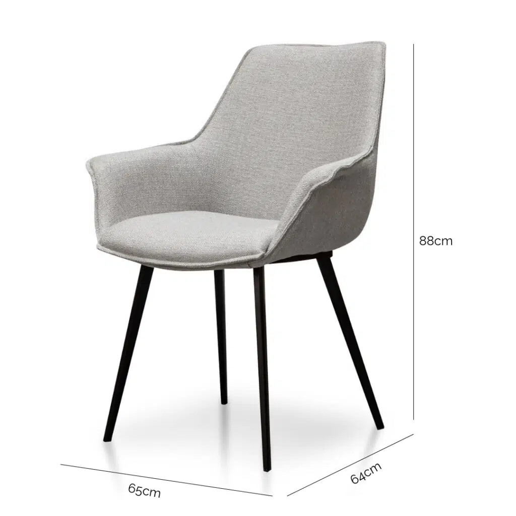 Rustic Beige Plywood Dining Chair Set Modern Design