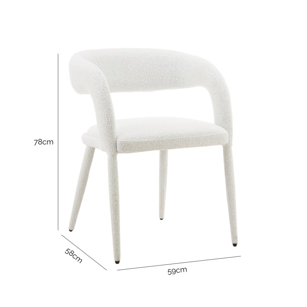 Light Grey Dining Chair Set, Modern Design, Comfortable, Durable, Space-Efficient