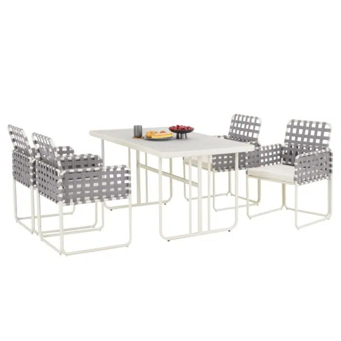 Hester Outdoor Dining Set – 5 Piece