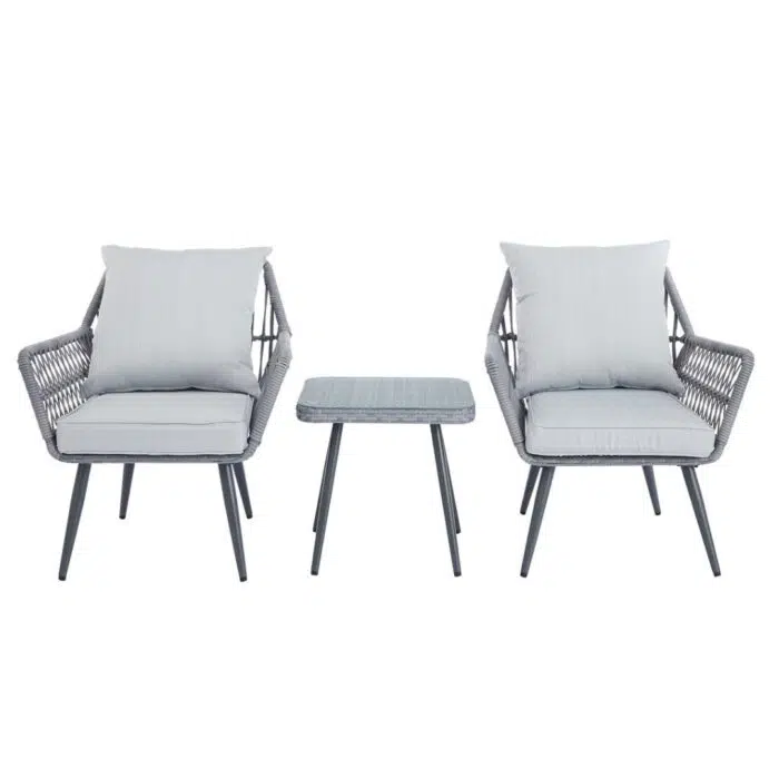 Isaac Outdoor Lounge Set – 3 Piece