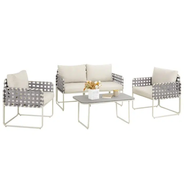 Howard Outdoor Lounge Set – 4 Piece