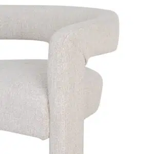 Vera Bar Stool Coastal Beige 65cm, sleek design, comfortable seating, gold footrest, premium fabric.