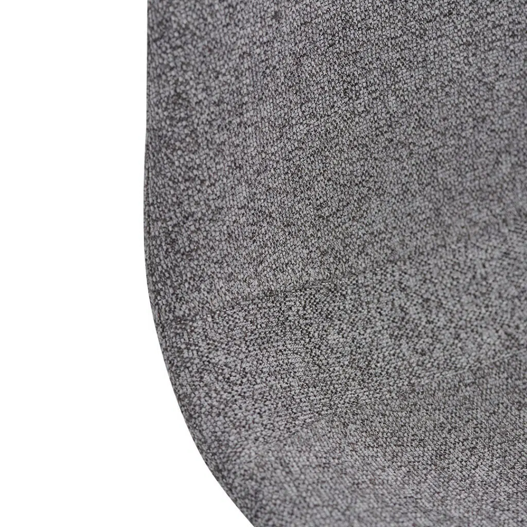 Isla Bar Stool Set Modern 65cm Charcoal Fabric Sturdy Legs Comfortable Seat