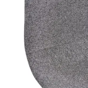 Isla Bar Stool Set Modern 65cm Charcoal Fabric Sturdy Legs Comfortable Seat