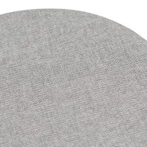 Coastal Grey Fabric Bar Stool Set Modern 63cm Steel Frame 2-Pack