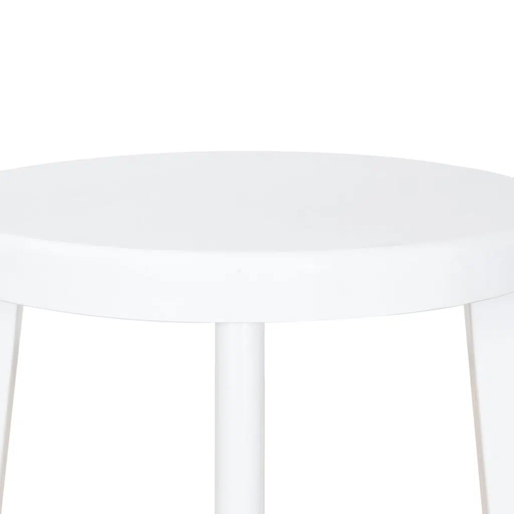 Bryn White Bar Stools Set of 2 Modern Design