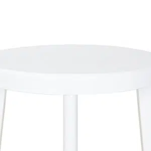 Bryn White Bar Stools Set of 2 Modern Design