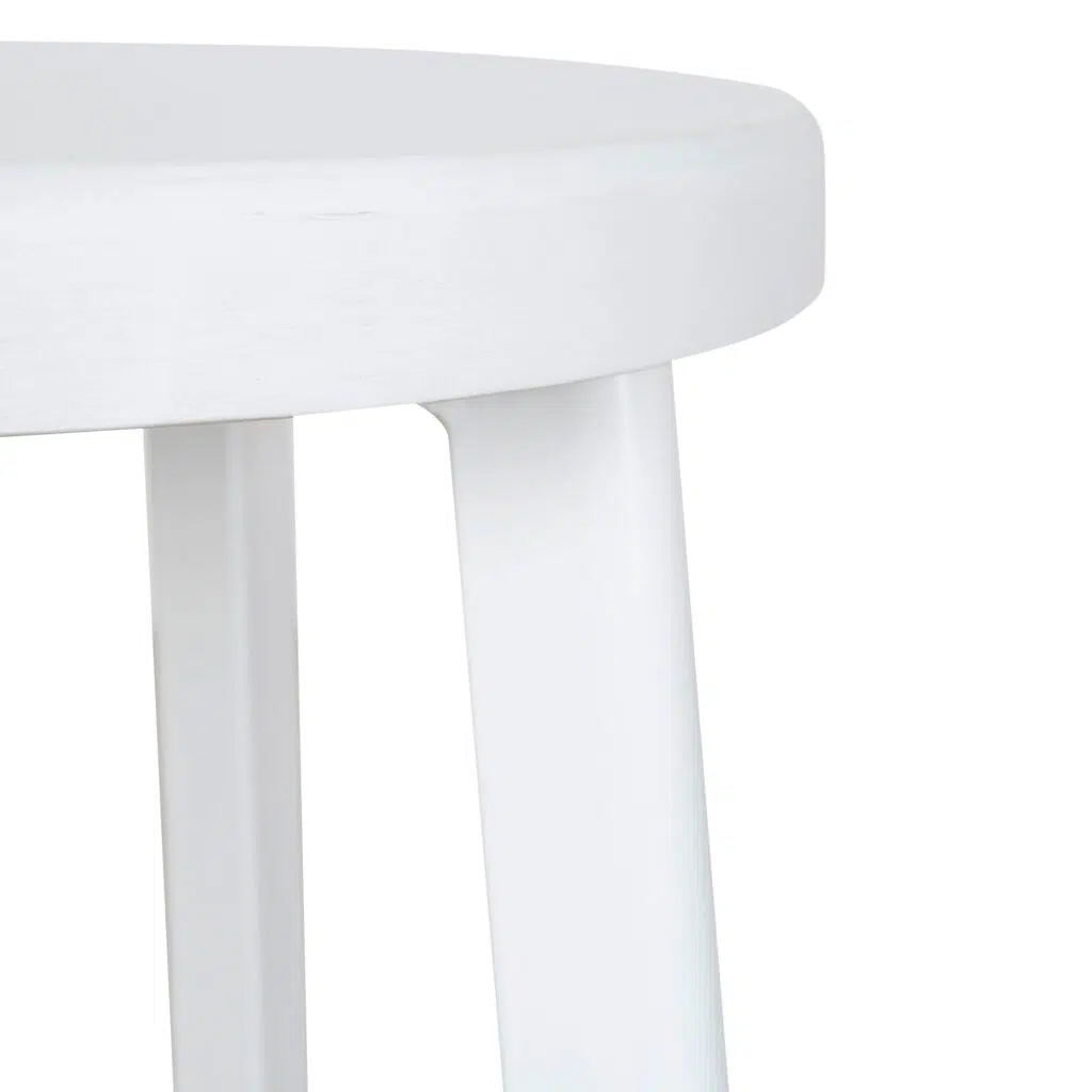 Bryn White Timber Bar Stools Set of 2 Modern Design