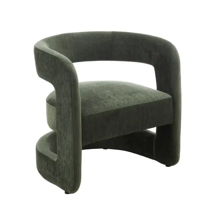 Bella Accent Chair in Hunter Green