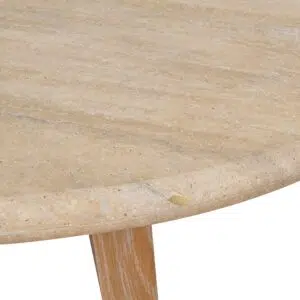 Alden 1.2m Oval Travertine Coffee Table NATURAL