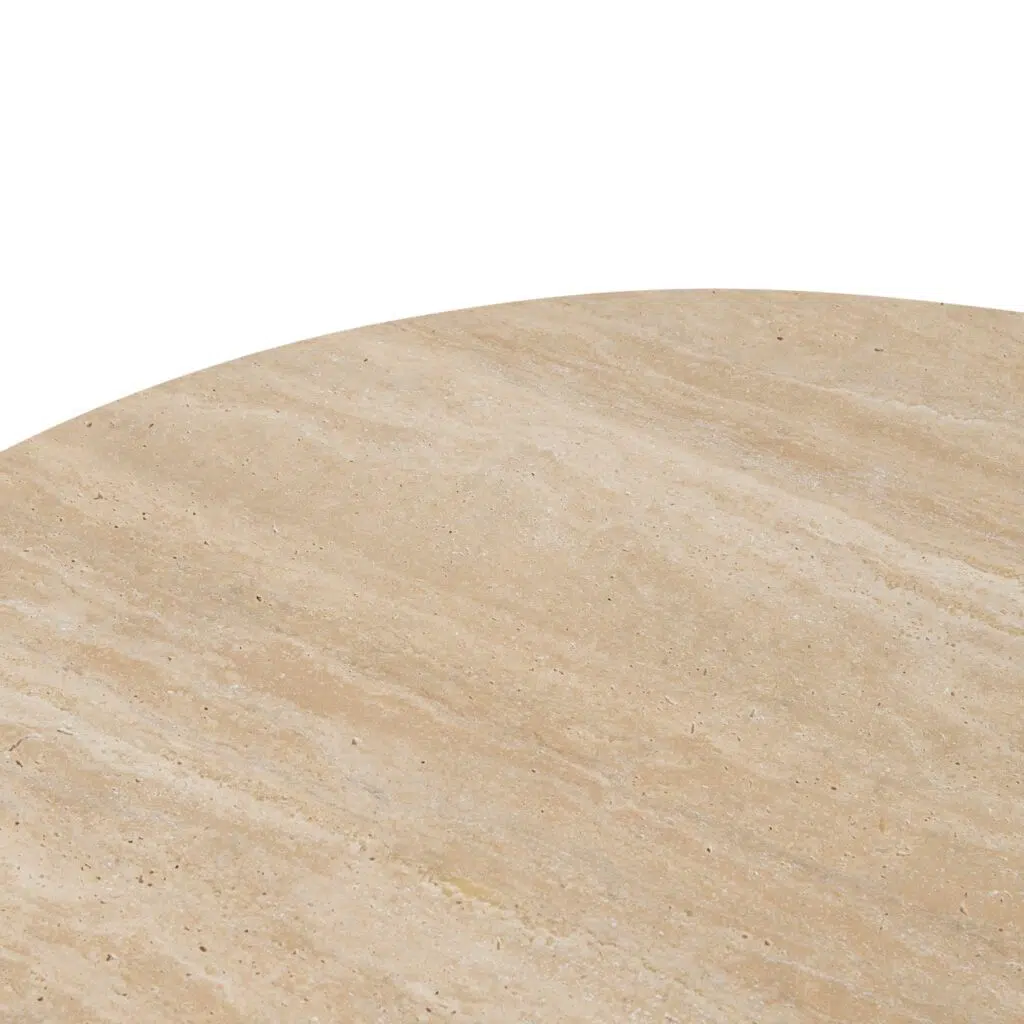 Alden 1.2m Oval Travertine Coffee Table NATURAL