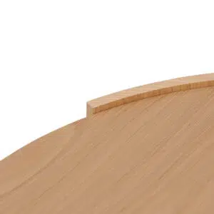 Eli 1.1m Natural Coffee Table, Circular Design, MDF, Tri-Base