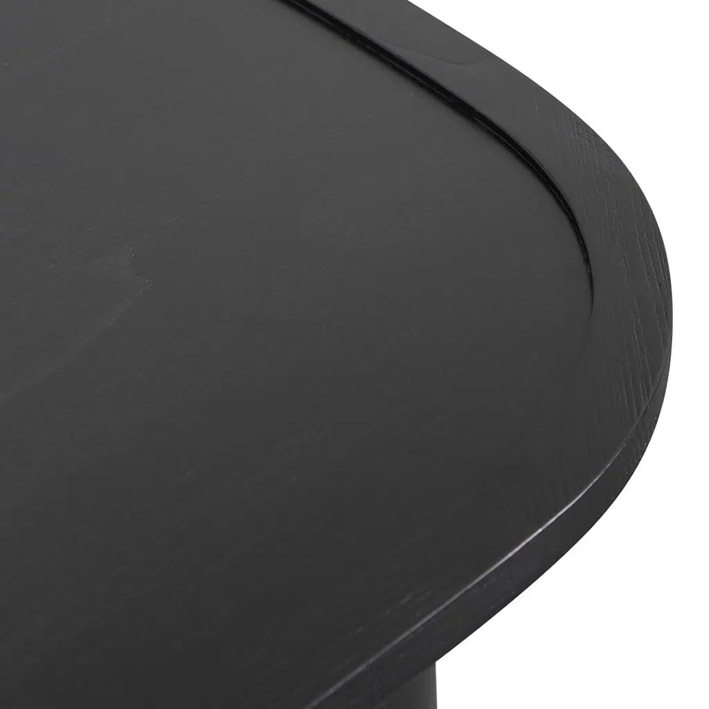 Black Oak Coffee Table 1.4m, Sleek Modern Design