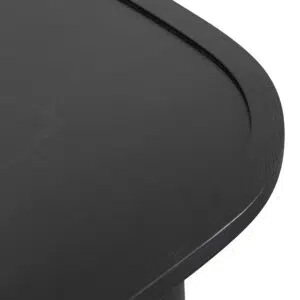 Black Oak Coffee Table 1.4m, Sleek Modern Design