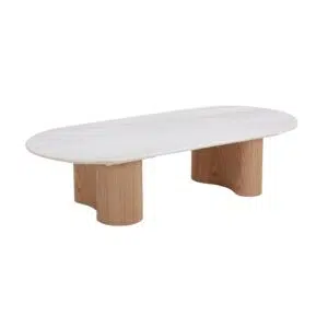 Maeve 1.5m Travertine Coffee Table Natural Stone Elegant Design