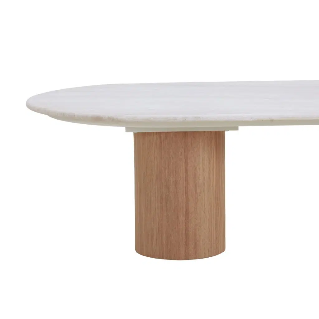Maeve Travertine Coffee Table Natural 1.5m Elegant Design