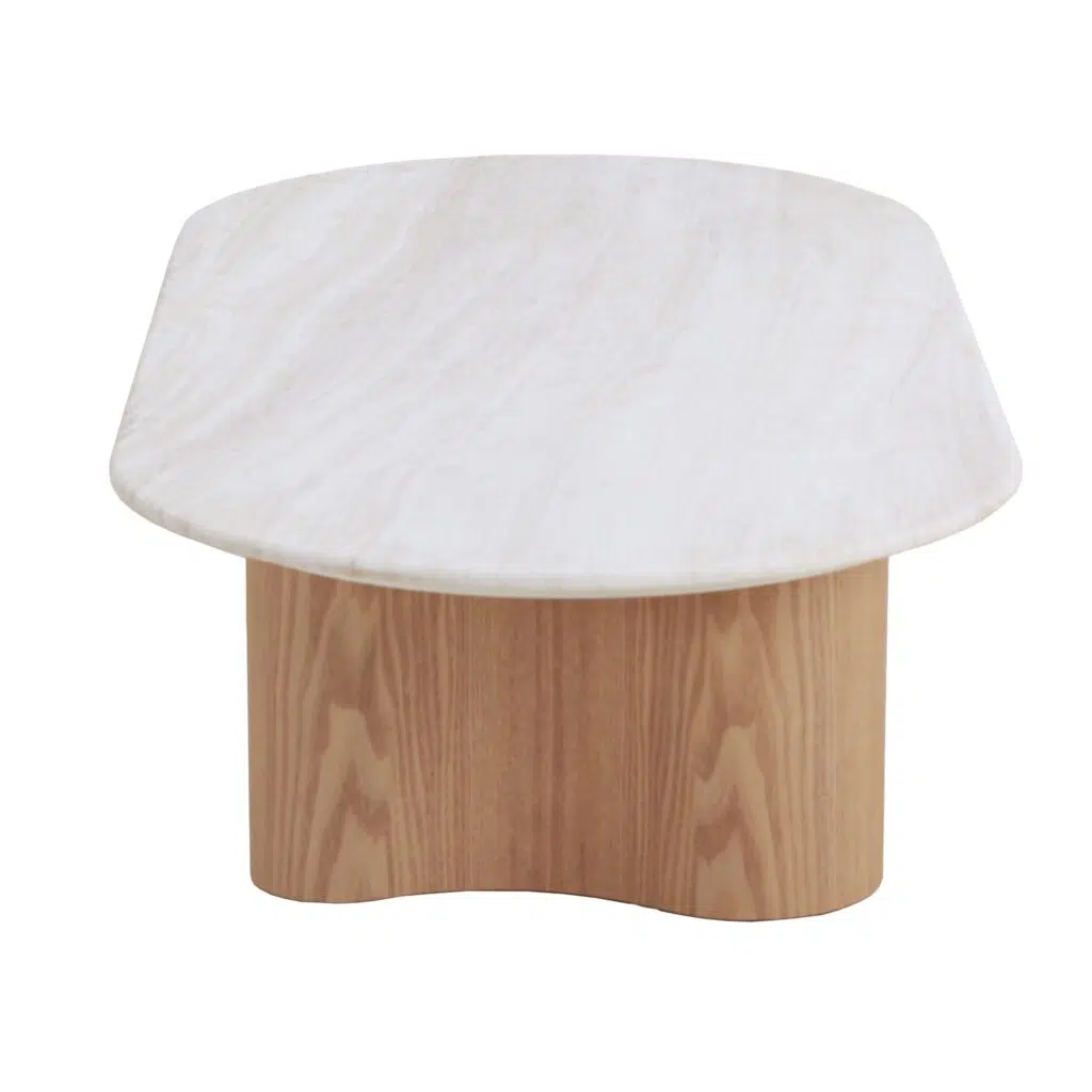 Maeve Travertine Coffee Table Natural 1.5m Elegant Design