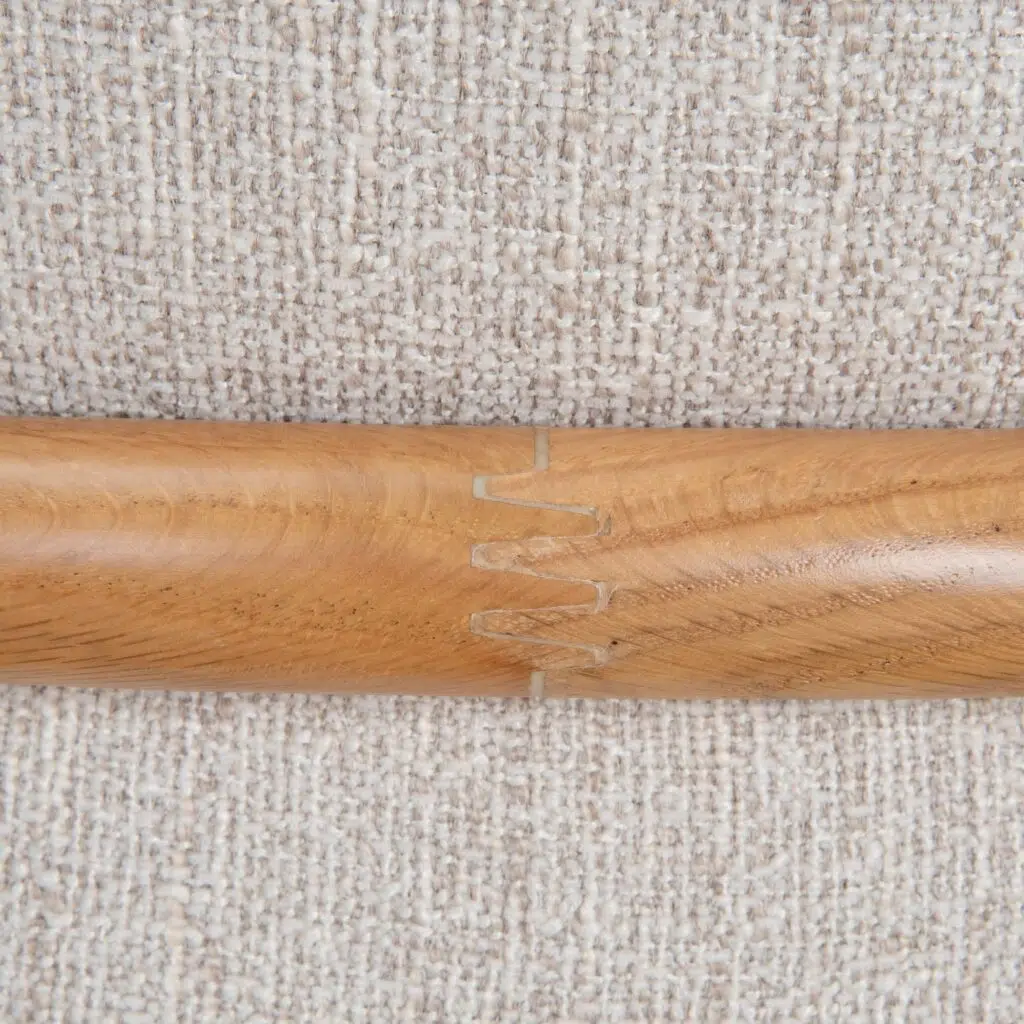 Gwen Dining Chair, Coastal Beige & Oak, Elegant Design