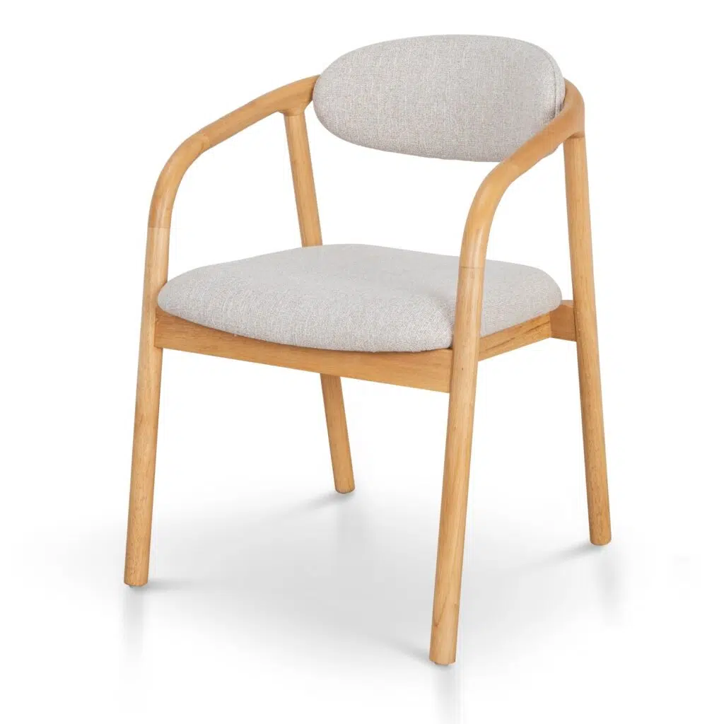 Alba Dining Chair, beige & natural, elegant design, comfortable seat, durable construction