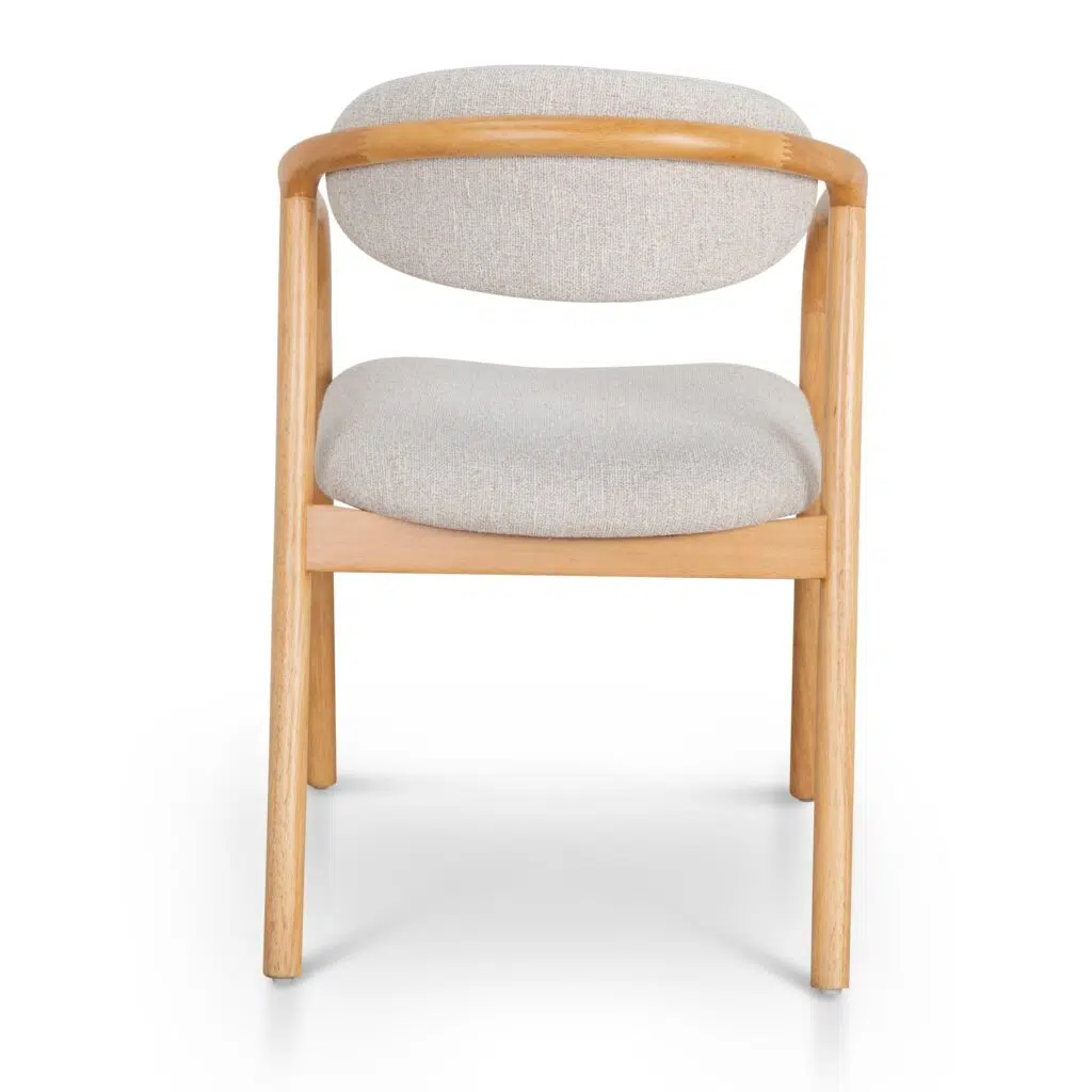 Alba Dining Chair, beige, natural wood, elegant design, comfortable seat, durable construction