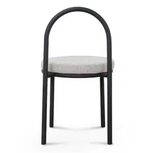 Sleek Black & Grey Dining Chair Set, Modern Design, Comfortable Seating, Durable Frame, Easy Assembly