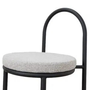 Sleek Black & Grey Dining Chair Set, Modern Design