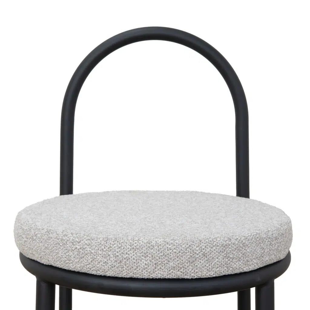 Sleek Black & Grey Dining Chair Set, Modern Design