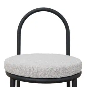 Sleek Black & Grey Dining Chair Set, Modern Design