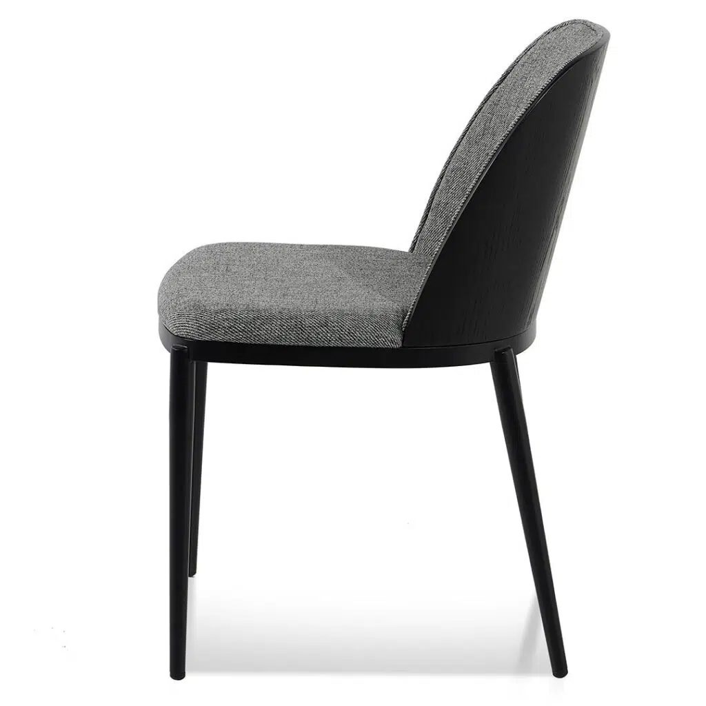 Eclipse Dining Chair Lava Grey Set Modern Comfort