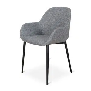 Lava Grey Dining Chairs Set Modern Elegant Design