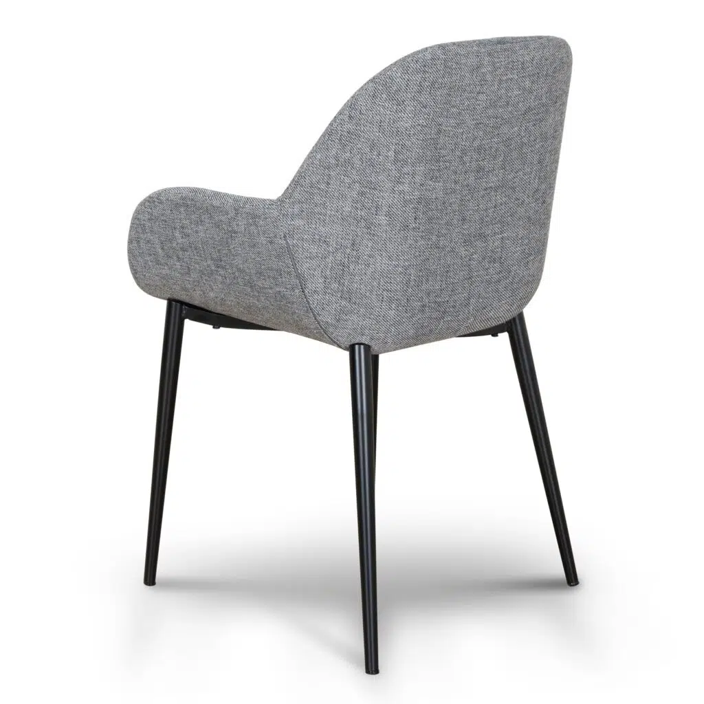 Lava Grey Dining Chairs Set of 2 Modern Elegant