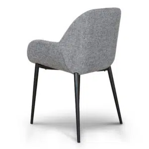 Lava Grey Dining Chairs Set of 2 Modern Elegant