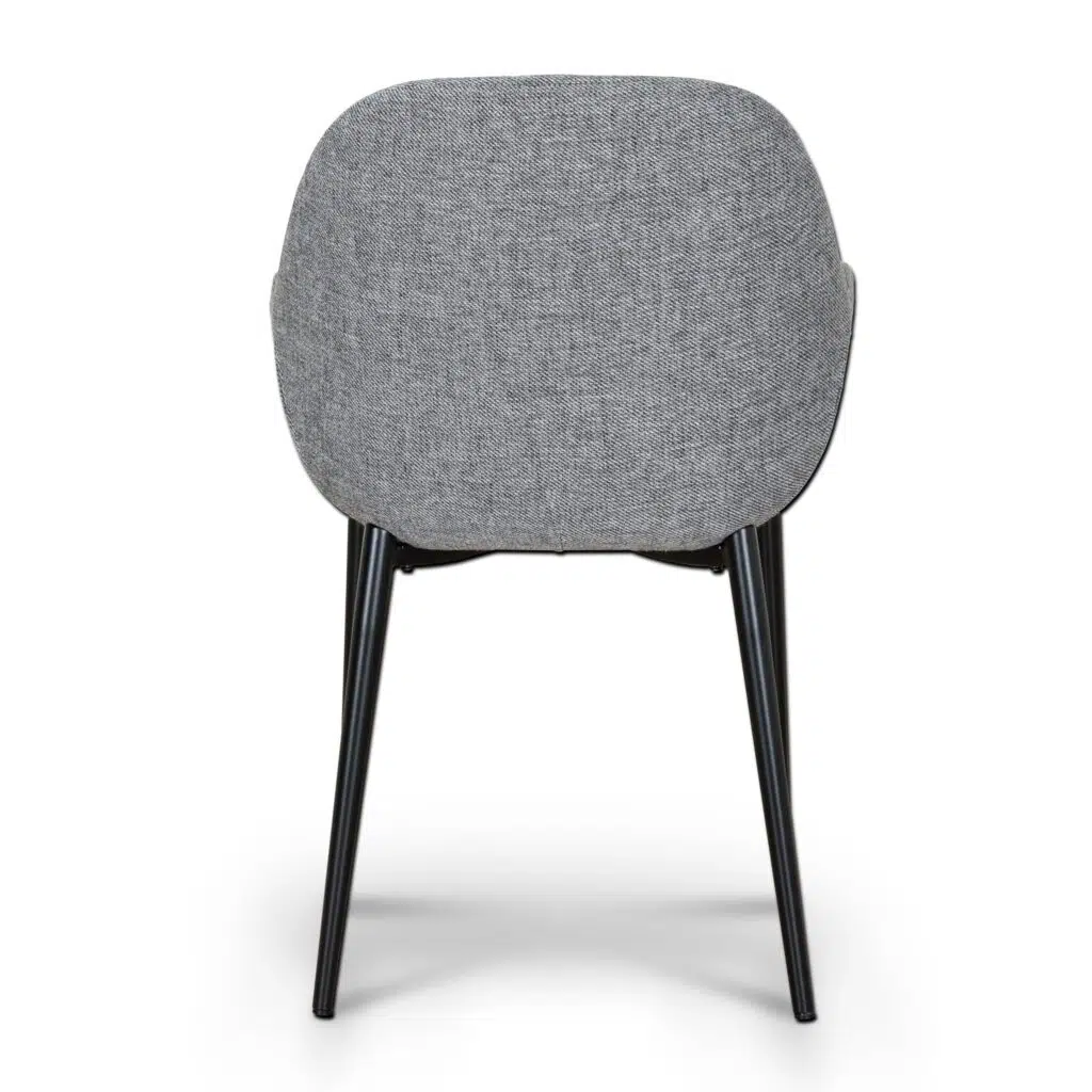 Lava Grey Dining Chairs Set Modern Elegant Design