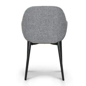 Lava Grey Dining Chairs Set Modern Elegant Design