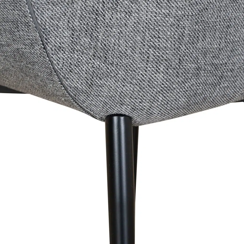 Lava Grey Dining Chairs Set Modern Elegant Design