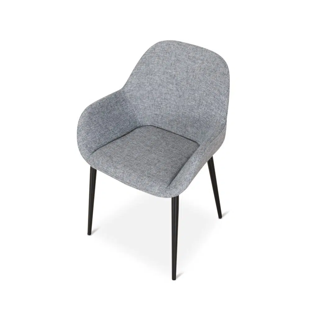 Lava Grey Dining Chairs Set of 2 Modern Elegant Design