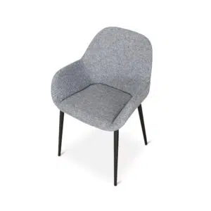 Lava Grey Dining Chairs Set of 2 Modern Elegant Design