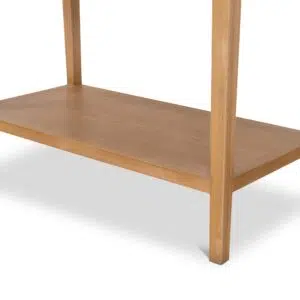 Ash Curve Cabinet, 1.83m, Natural Finish, Elegant Storage Solution