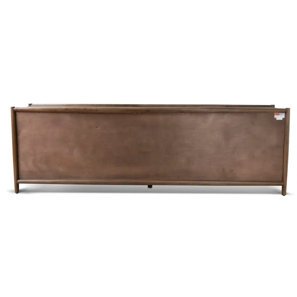 Walnut Sideboard 2.38m, Elegant Storage, Elm Legs, Veneer Top