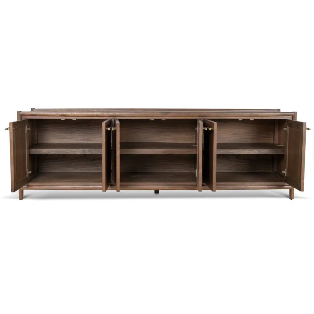 Walnut Flint Sideboard, 2.38m, Elegant Storage Solution